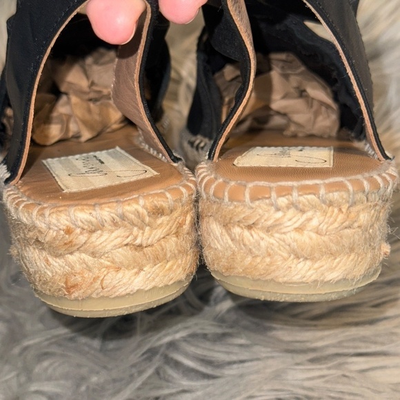 EUC Gaimo Espadrille Leather Mule Ankle Strap Size EU 40 - Picture 8 of 11